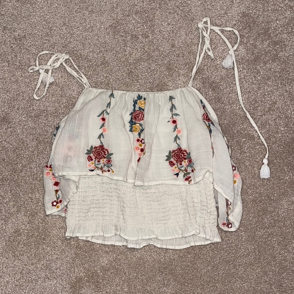 American eagle flower tank top!